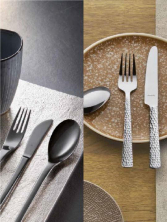 COUVERTS : Cuillères et pailles, Snacking, Couverts séries, WMF Inox 18.10, Fruits de mer, Couteaux à steak